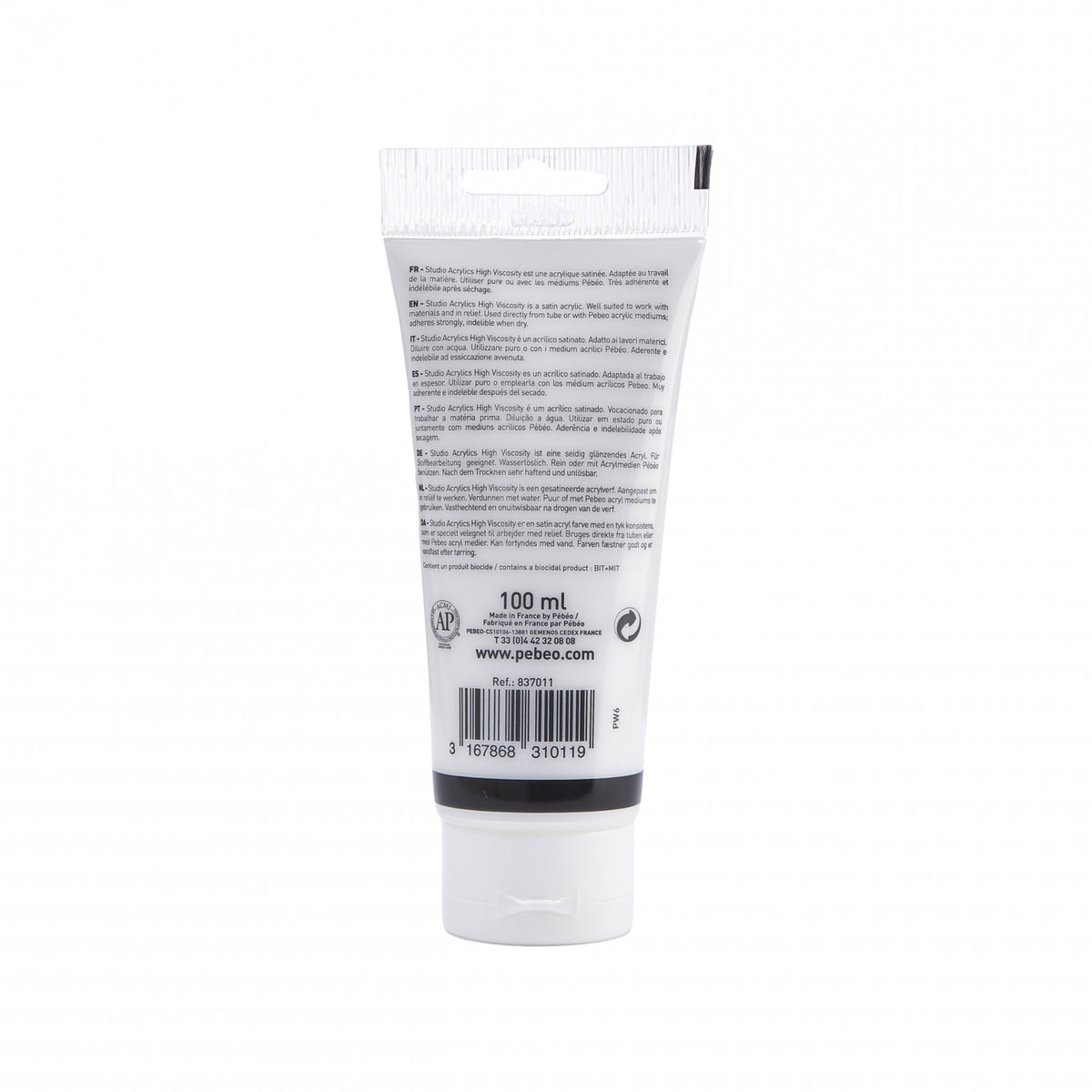 Tinta Acrílica Pebeo Studio Acrylics - 100ml - Cores Pebeo
