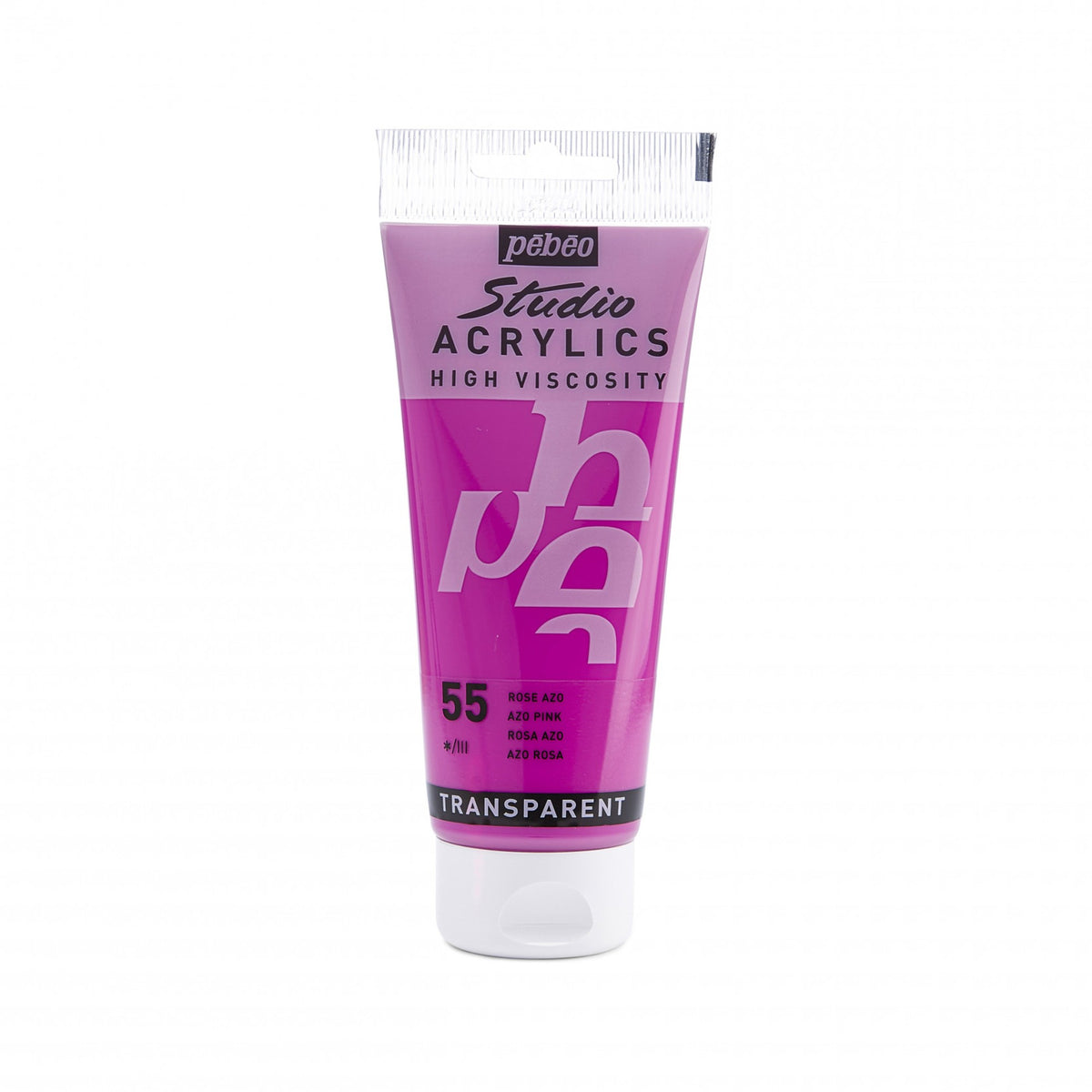 Tinta Acrílica Pebeo Studio Acrylics - 100ml - Cores Azo Pink Livraria Skilo