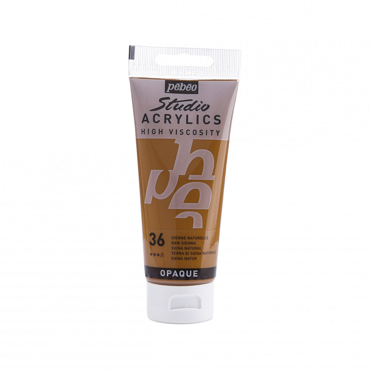 Tinta Acrílica Pebeo Studio Acrylics - 100ml - Cores Raw Sienna Pebeo