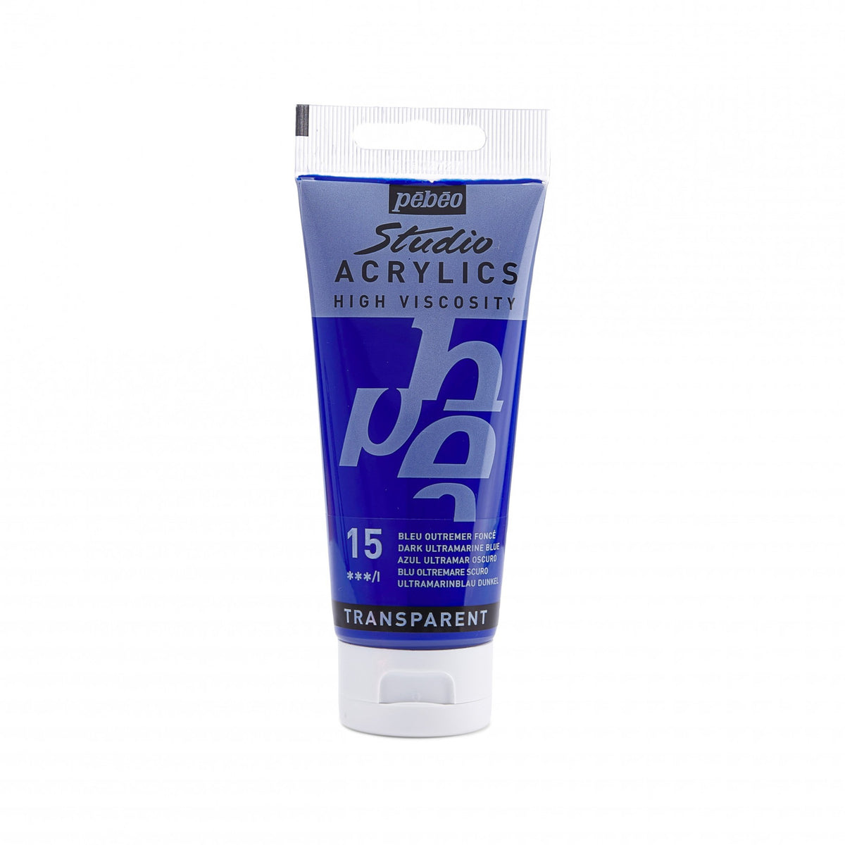 Tinta Acrílica Pebeo Studio Acrylics - 100ml - Cores Dark Ultramarine Blue Pebeo