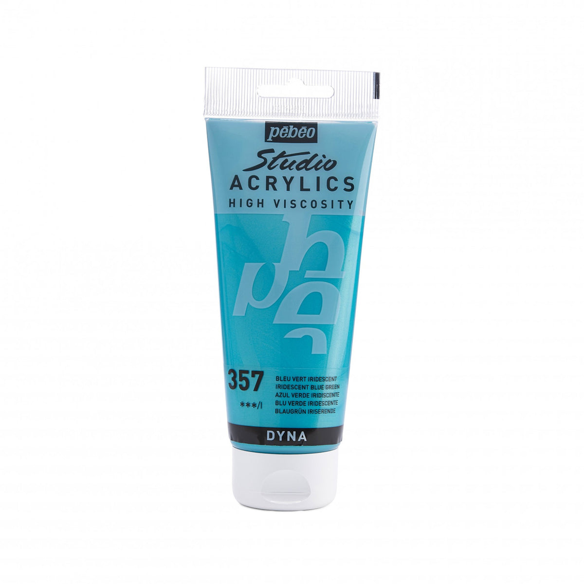 Tinta Acrílica Pebeo Studio Acrylics - 100ml - Cores Iridescent Blue Green Livraria Skilo