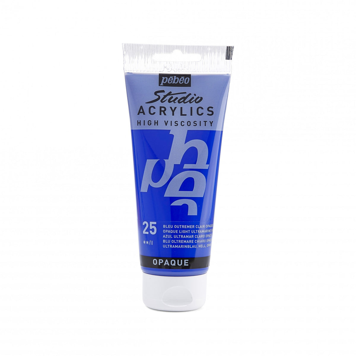 Tinta Acrílica Pebeo Studio Acrylics - 100ml - Cores Light Ultramarine Blue Pebeo