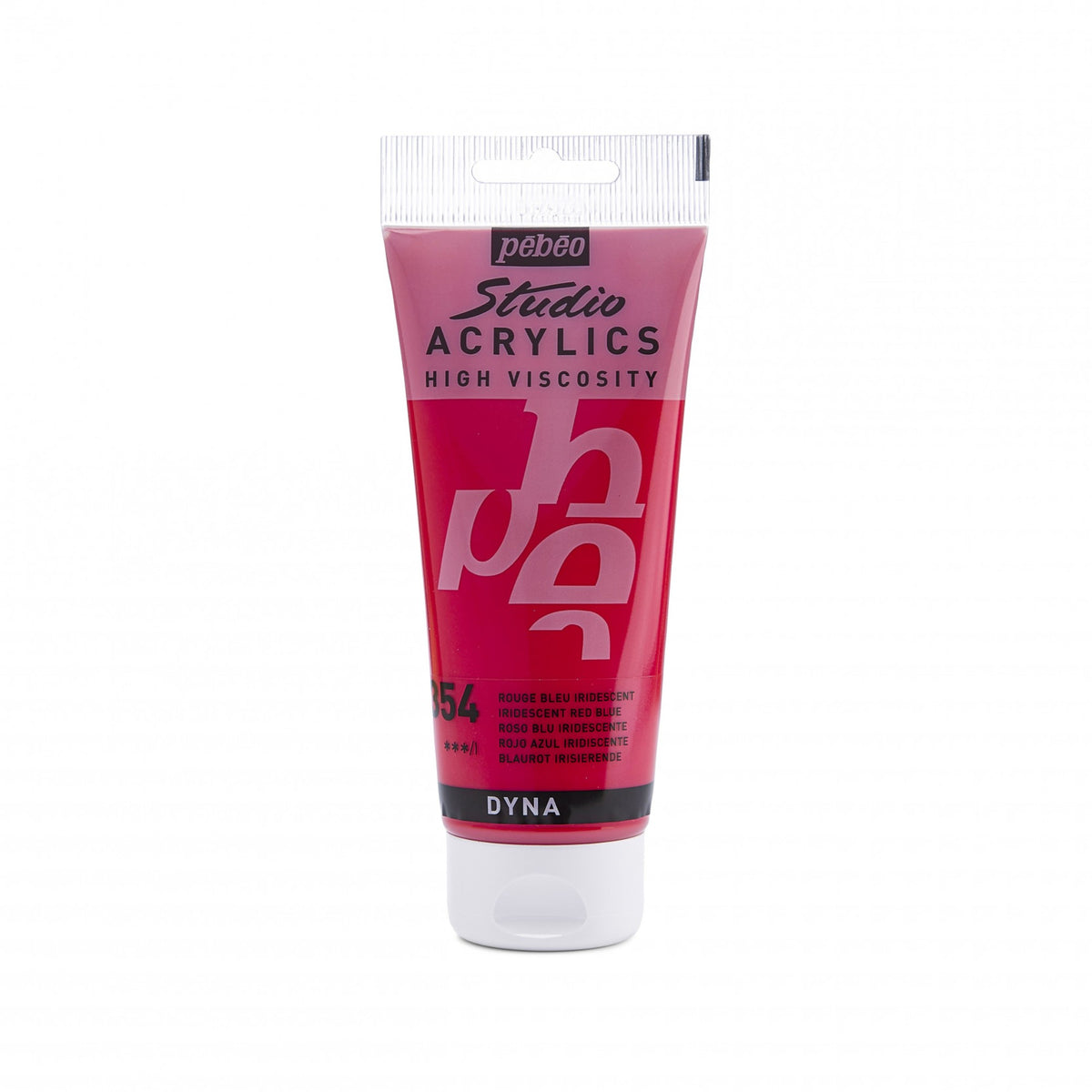 Tinta Acrílica Pebeo Studio Acrylics - 100ml - Cores Iridescent Red Blue Livraria Skilo