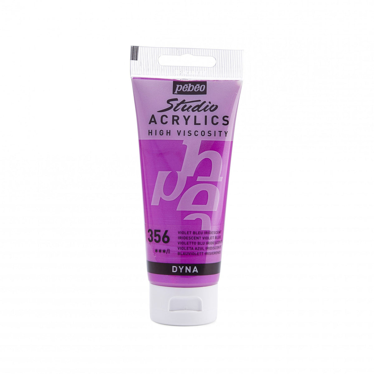 Tinta Acrílica Pebeo Studio Acrylics - 100ml - Cores Iridescent Violet Blue Livraria Skilo