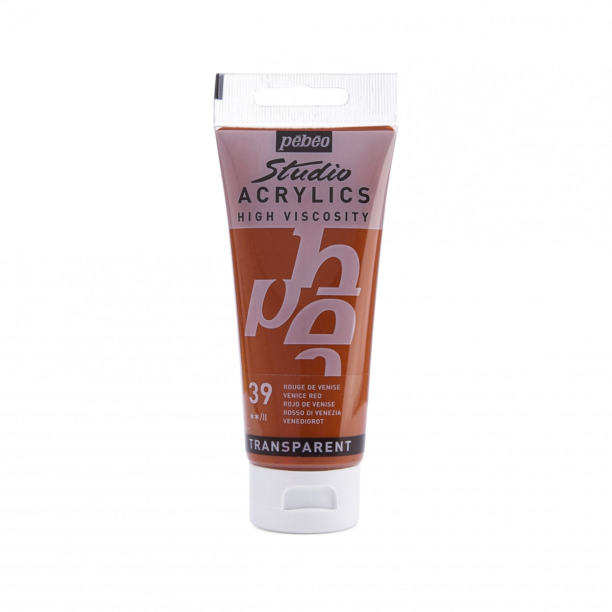 Tinta Acrílica Pebeo Studio Acrylics - 100ml - Cores Venice Red Livraria Skilo