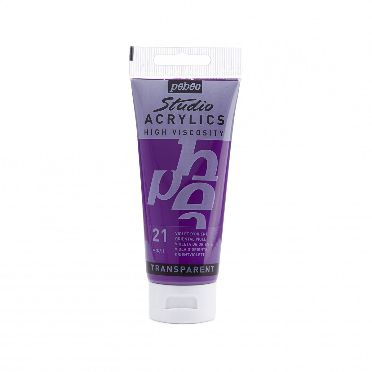 Tinta Acrílica Pebeo Studio Acrylics - 100ml - Cores Oriental Violet Pebeo