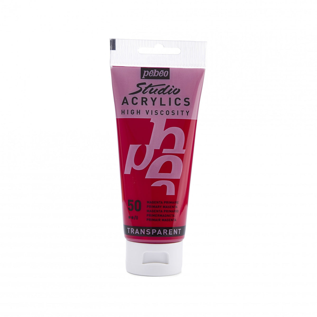 Tinta Acrílica Pebeo Studio Acrylics - 100ml - Cores Primary Magenta Livraria Skilo