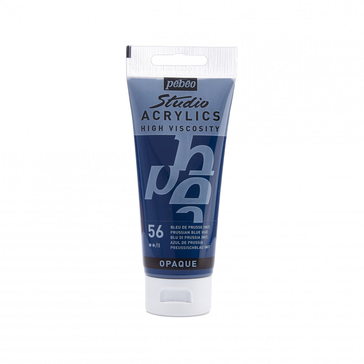 Tinta Acrílica Pebeo Studio Acrylics - 100ml - Cores Prussian Blue Hue Livraria Skilo