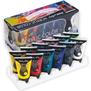 Tinta Acrílica Pentel - Pentel Acrylic Colour - 12 Cores