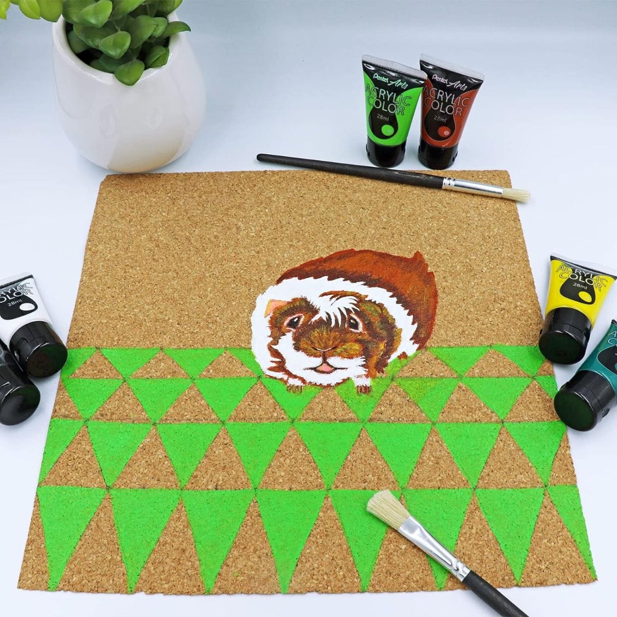 Tinta Acrílica Pentel - Pentel Acrylic Colour - 12 Cores Pentel