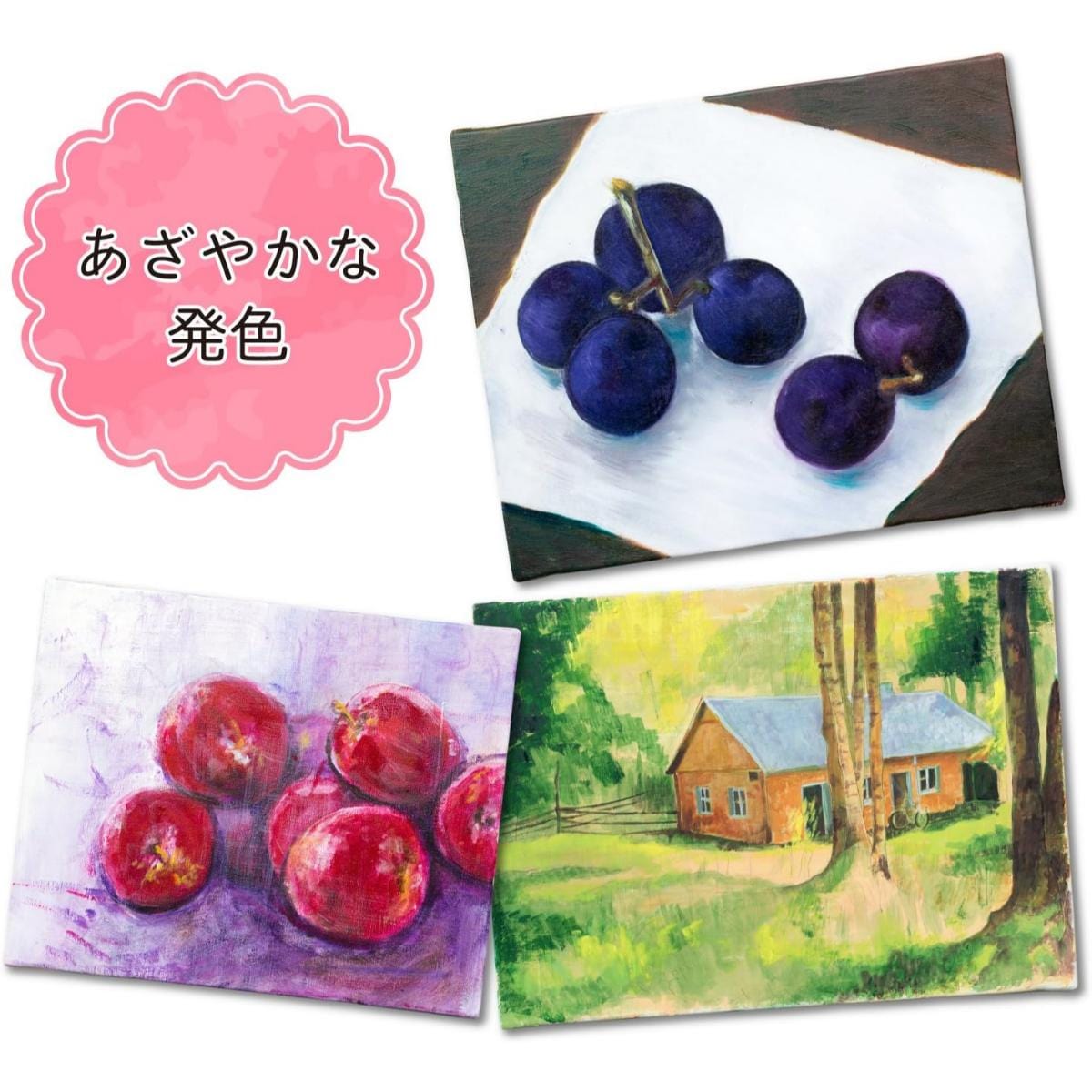 Tinta Acrílica Sakura Acrylic Colors - 12 Cores Sakura