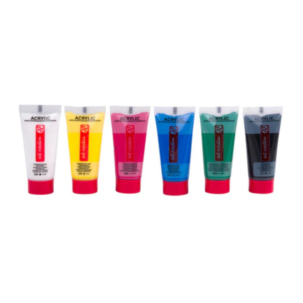 Tinta Acrílica Talens Art Creation - 06 Cores Primárias - 12ml Talens