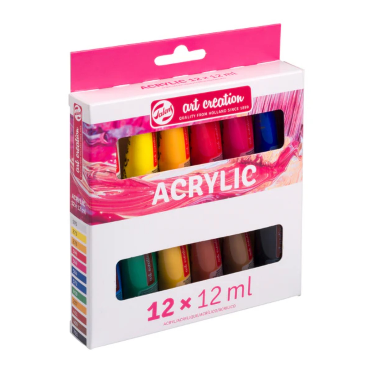 Tinta Acrílica Talens Art Creation - 12 Cores - 12ml Talens