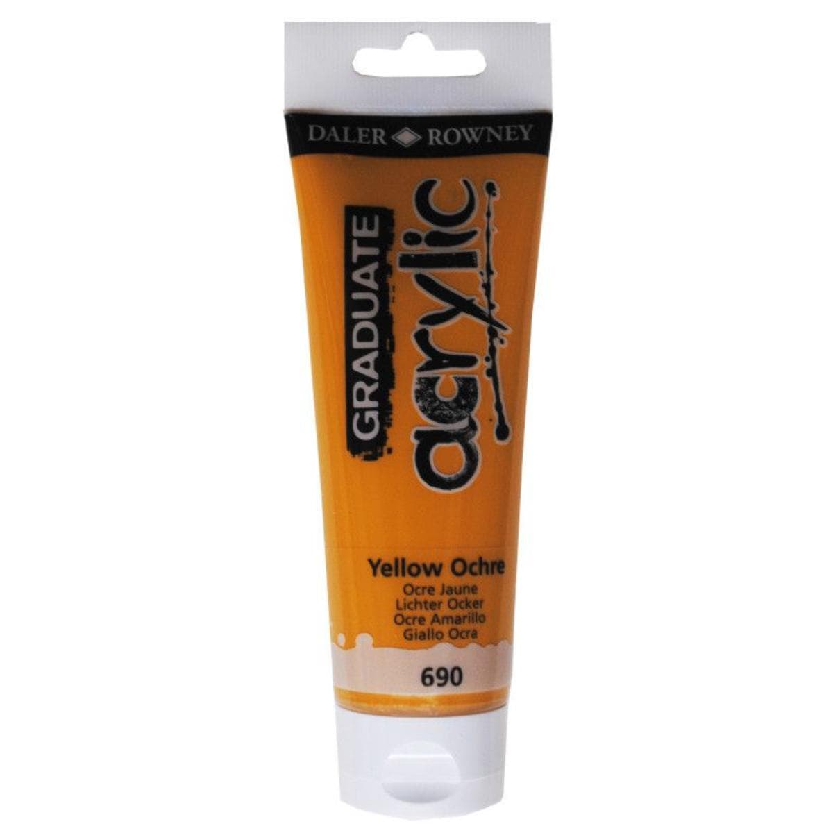Tinta Acrílica Tela Daler Rowney - Graduate Ocre Amarelo Daler & Rowney