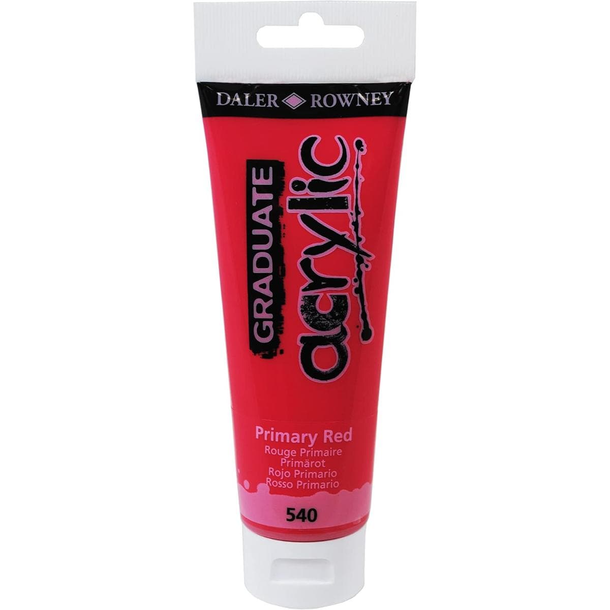 Tinta Acrílica Tela Daler Rowney - Graduate Vermelho Primário Daler & Rowney