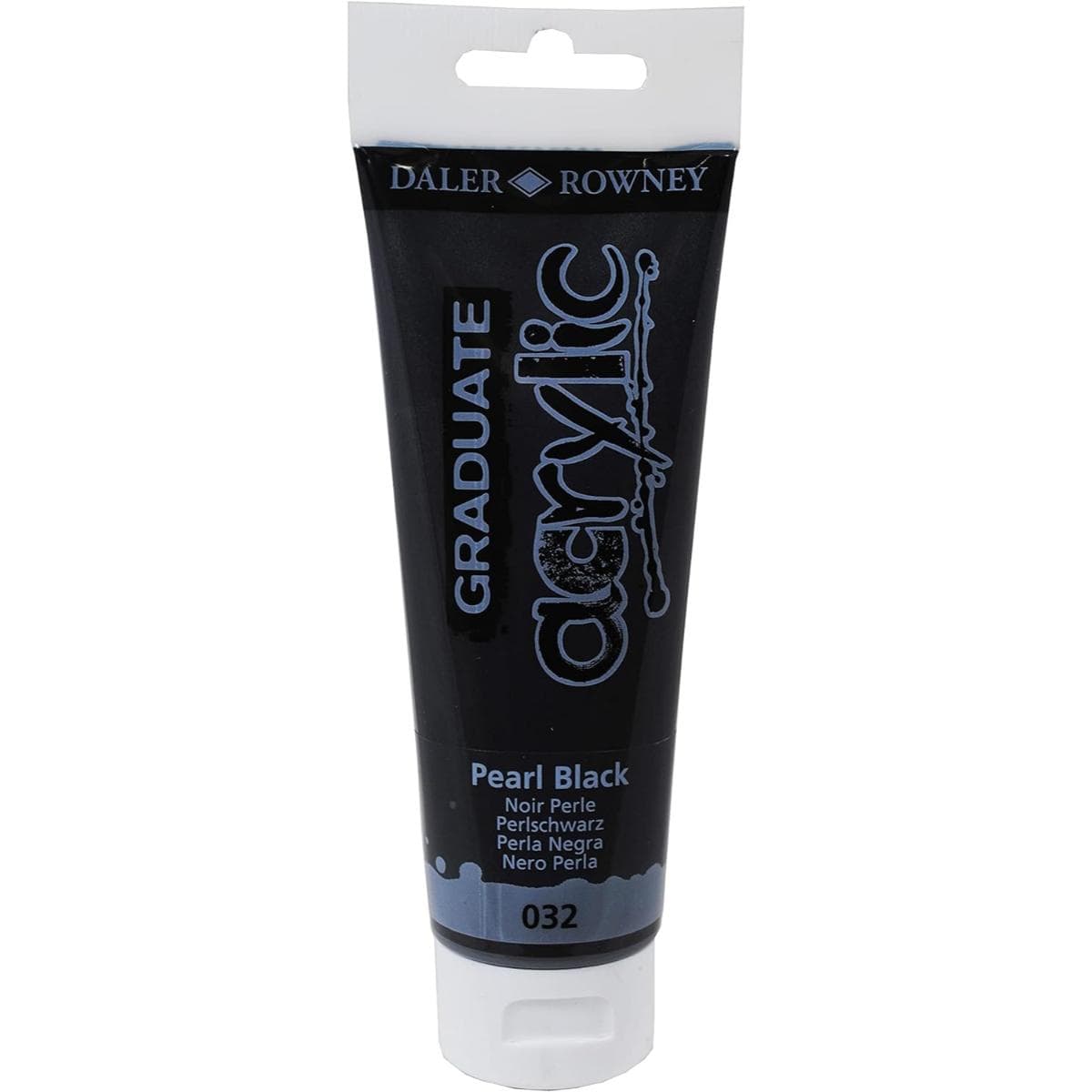 Tinta Acrílica Tela Daler Rowney - Graduate Preto Pérola Daler & Rowney