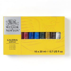Tinta Acrílica Winsor & Newton Galeria - 10 Cores - 20ml