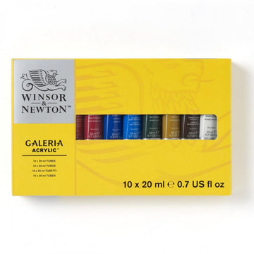 Tinta Acrílica Winsor & Newton Galeria - 10 Cores - 20ml Livraria Skilo