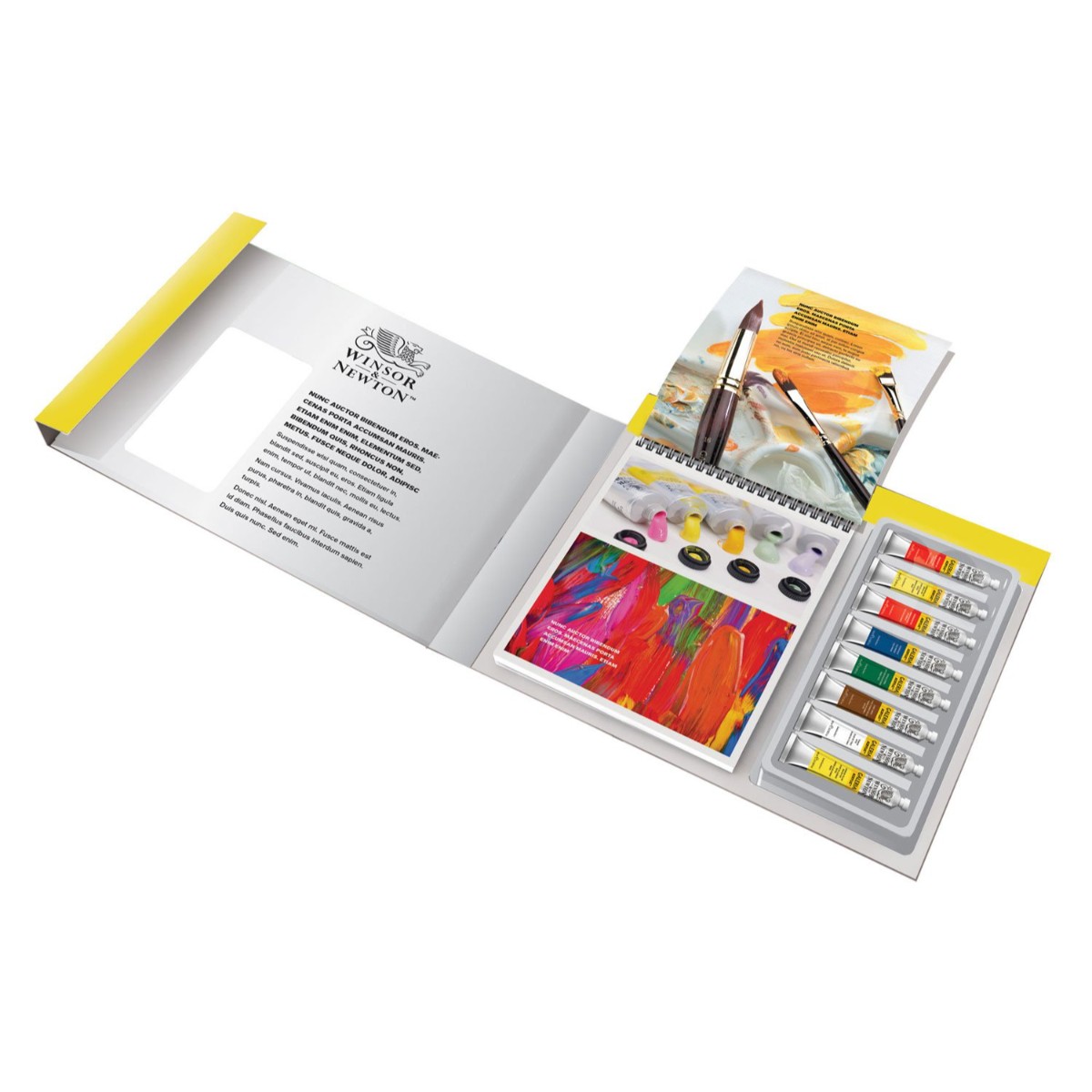 Tinta Acrílica Winsor & Newton Galeria - Estojo com 8 Un Winsor & Newton