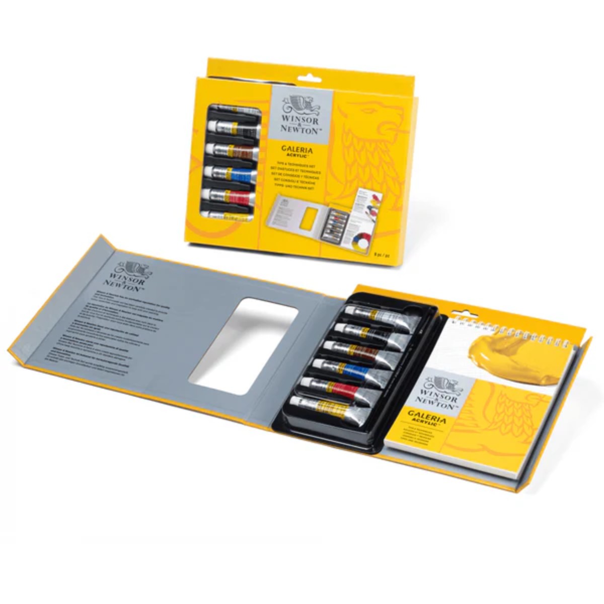 Tinta Acrílica Winsor & Newton Galeria - Estojo com 8 Un Winsor & Newton