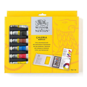 Tinta Acrílica Winsor & Newton Galeria - Estojo com 8 Un Winsor & Newton