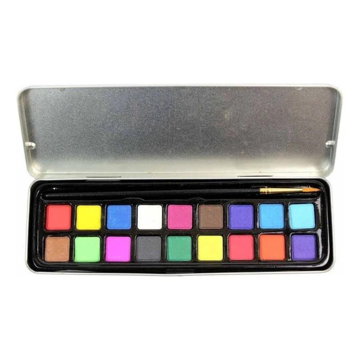 Tinta Aquarela em Pastilha com 18 Cores - Sinoart Sinoart