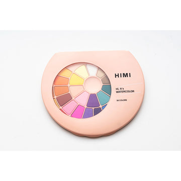 Tinta Aquarela HIMI 38 Cores Sólida com Pincel Himi