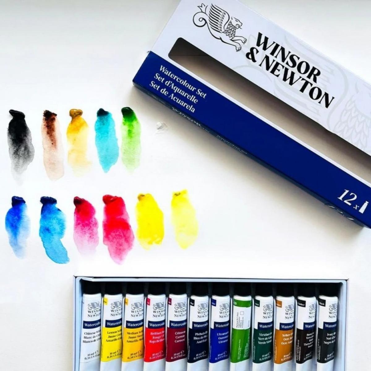 Tinta Aquarela Winsor & Newton Discover - Kit com 18 Cores Livraria Skilo
