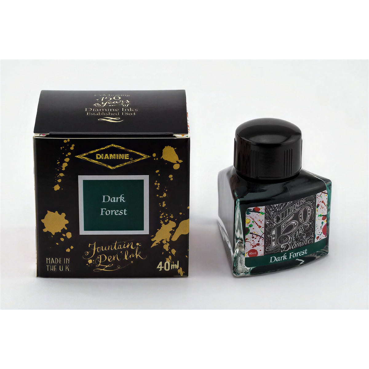 Tinta Diamine 150th Anniversary - Dark Forest - 40ml Diamine