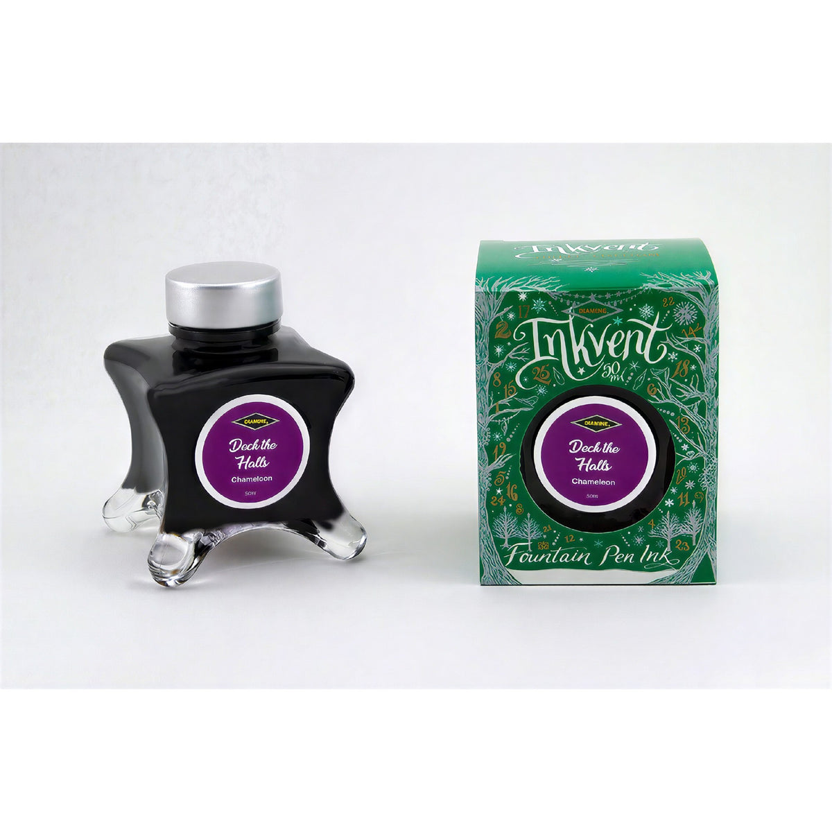 Tinta Diamine Inkvent Green Edition - Deck the Halls - Chameleon Diamine
