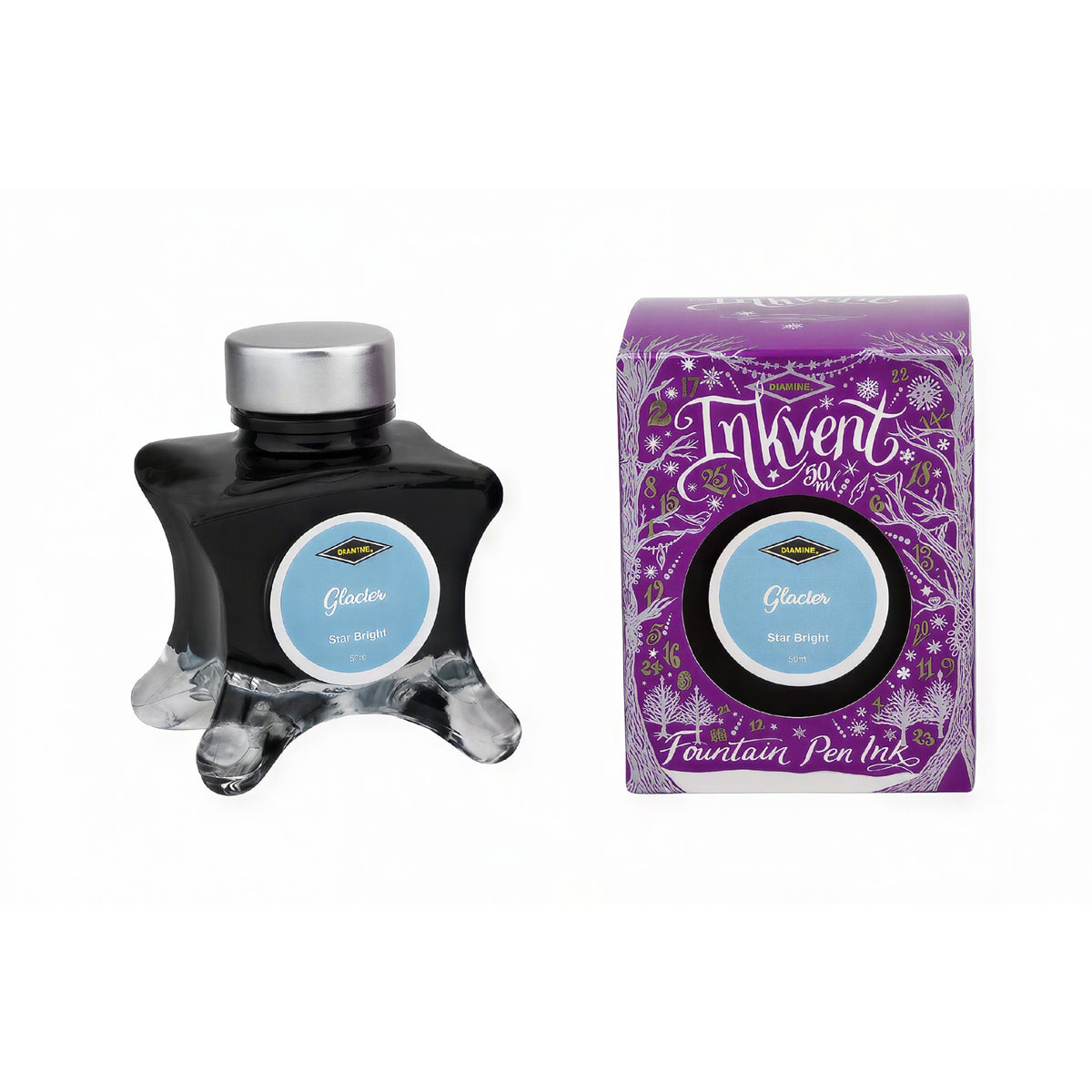 Tinta Diamine Inkvent Purple Edition - Glacier - Star Bright Diamine