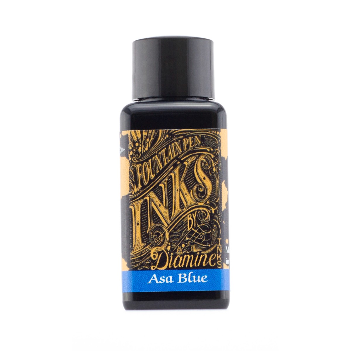 Tinta Diamine Para Caneta Tinteiro - Asa Blue Diamine