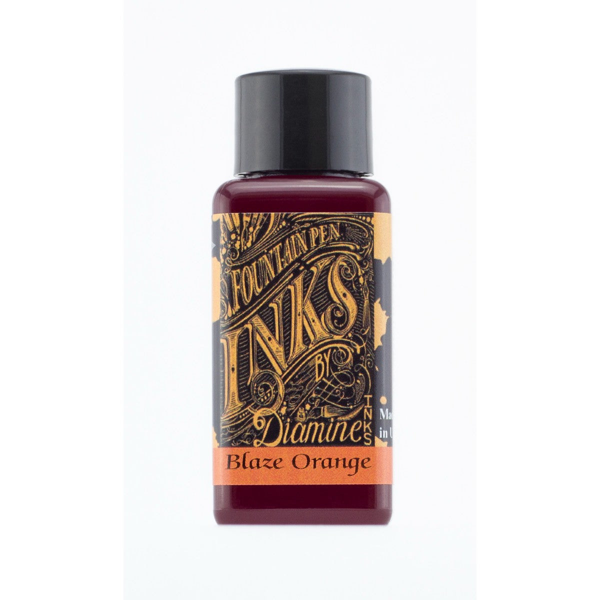 Tinta Diamine Para Caneta Tinteiro - Blaze Orange Diamine