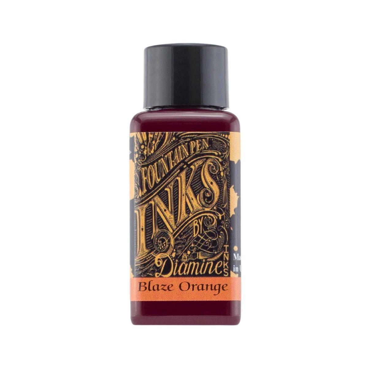 Tinta Diamine Para Caneta Tinteiro - Blaze Orange Diamine