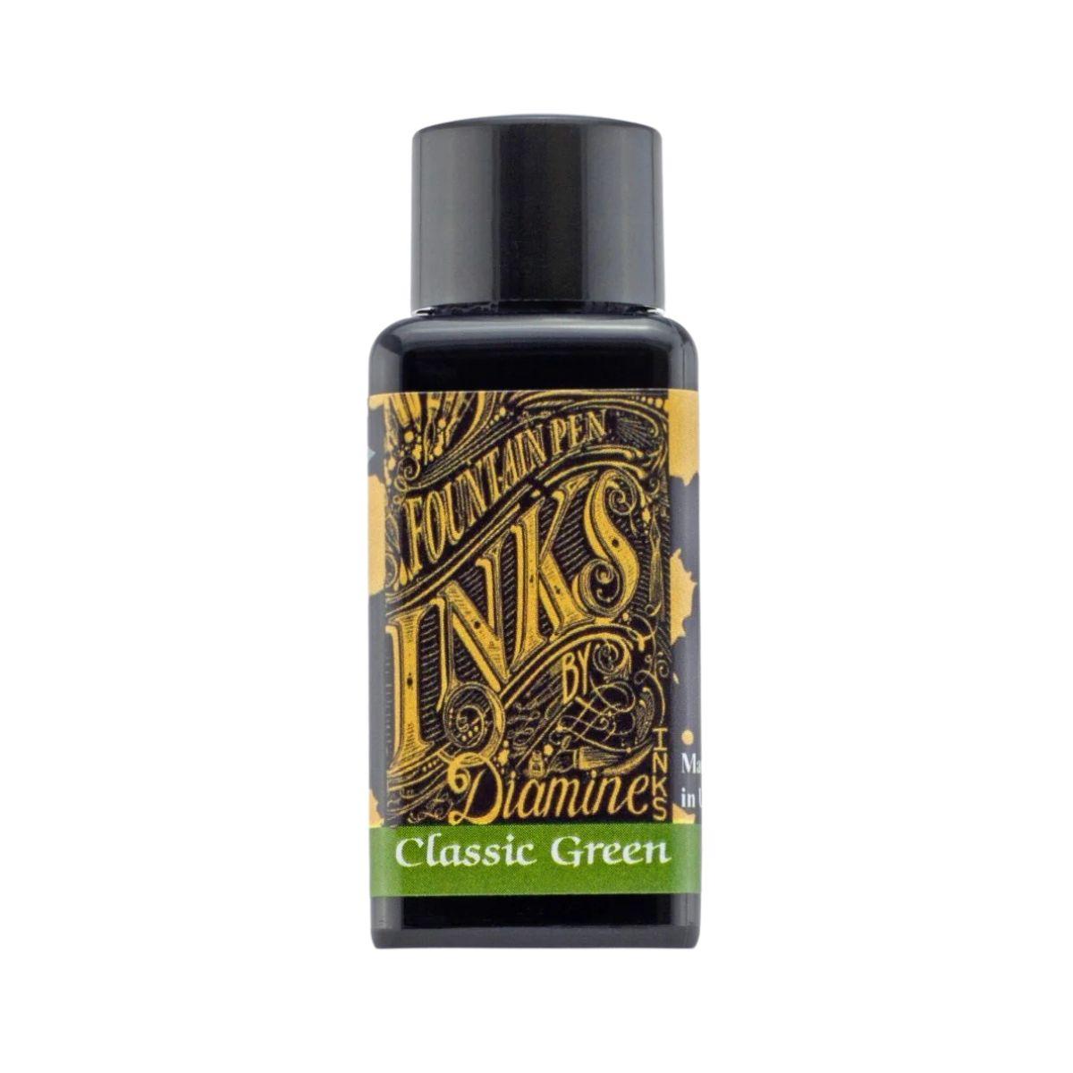 Tinta Diamine Para Caneta Tinteiro - Classic Green Diamine
