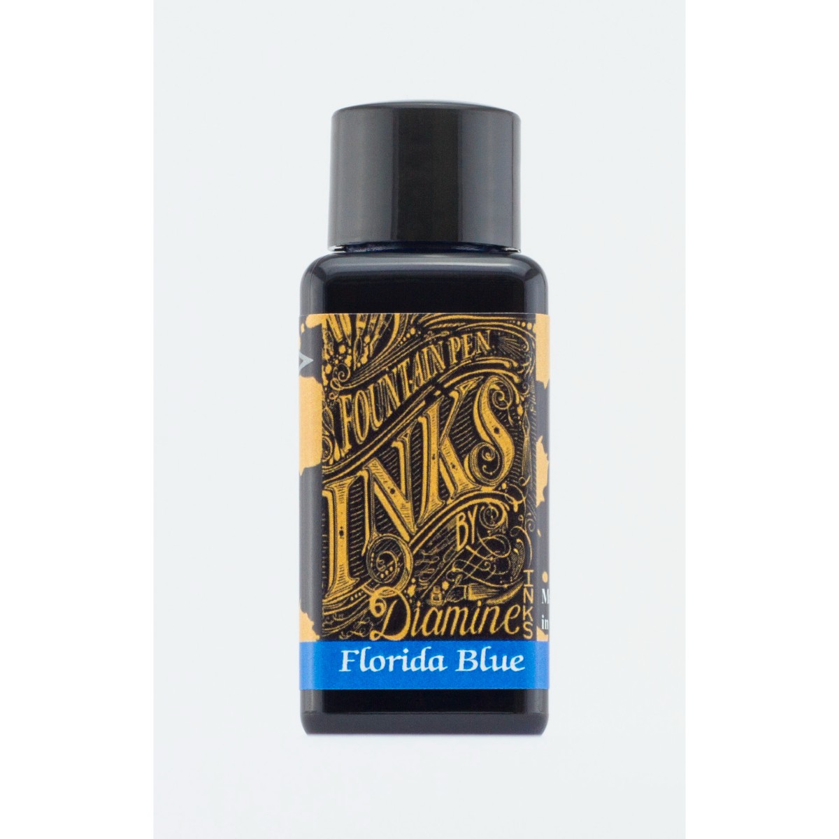 Tinta Diamine Para Caneta Tinteiro - Florida Blue Diamine
