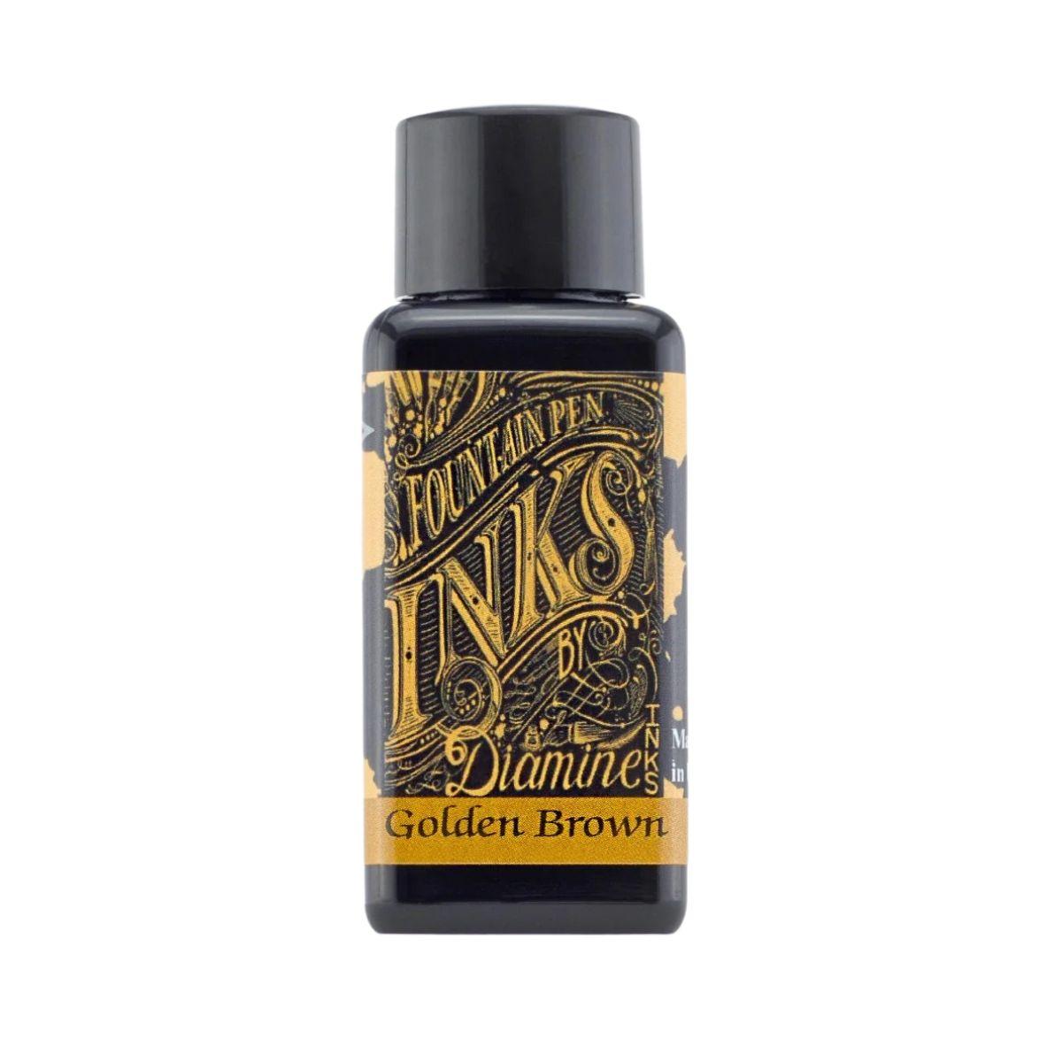 Tinta Diamine Para Caneta Tinteiro - Golden Brown Diamine