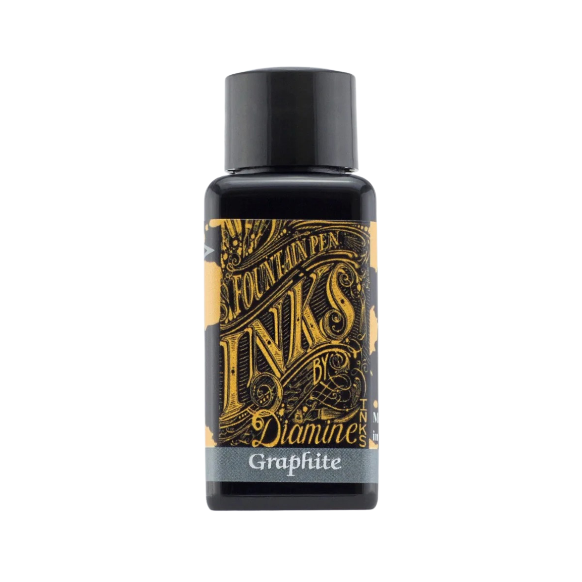 Tinta Diamine Para Caneta Tinteiro - Graphite Diamine
