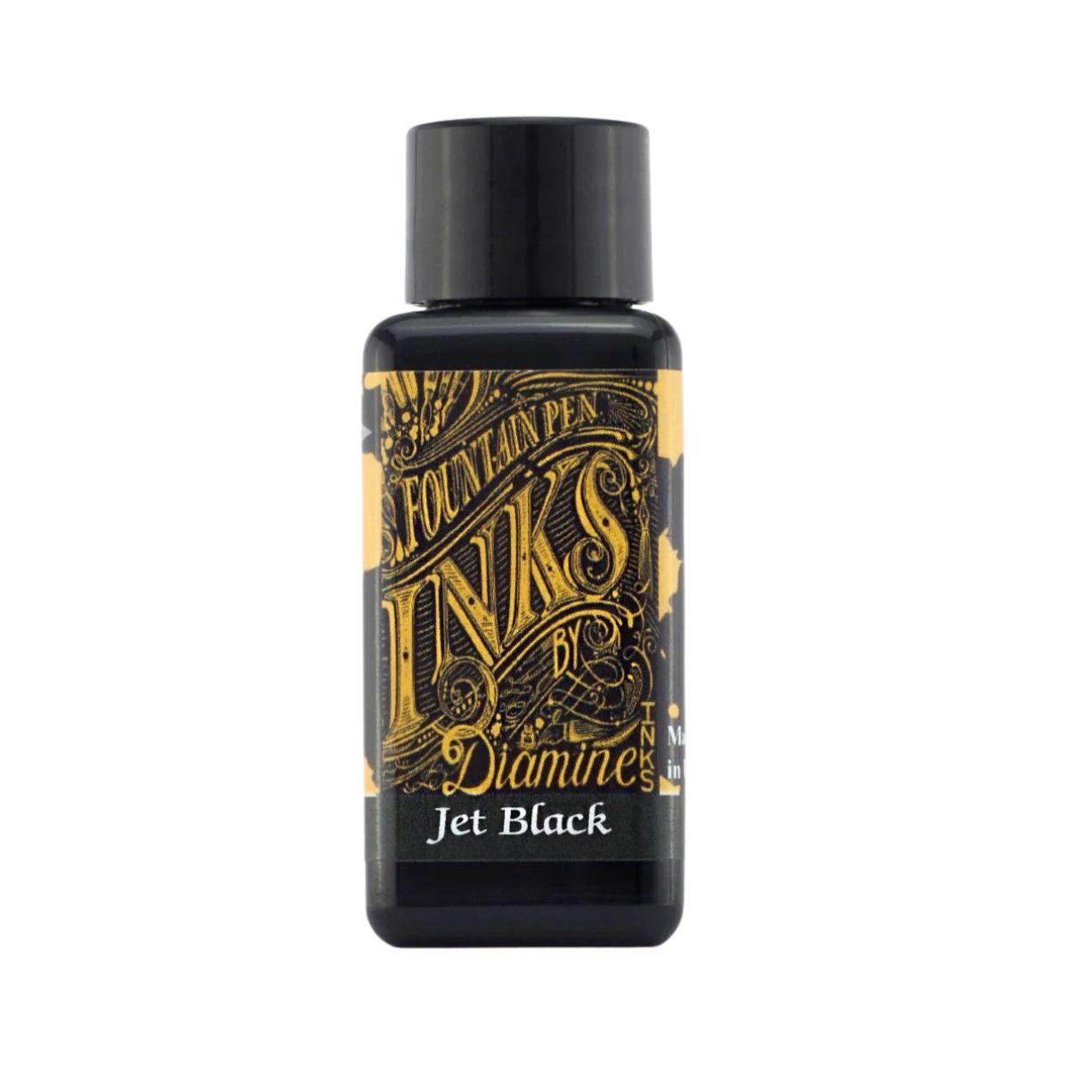 Tinta Diamine Para Caneta Tinteiro - Jet Black Diamine
