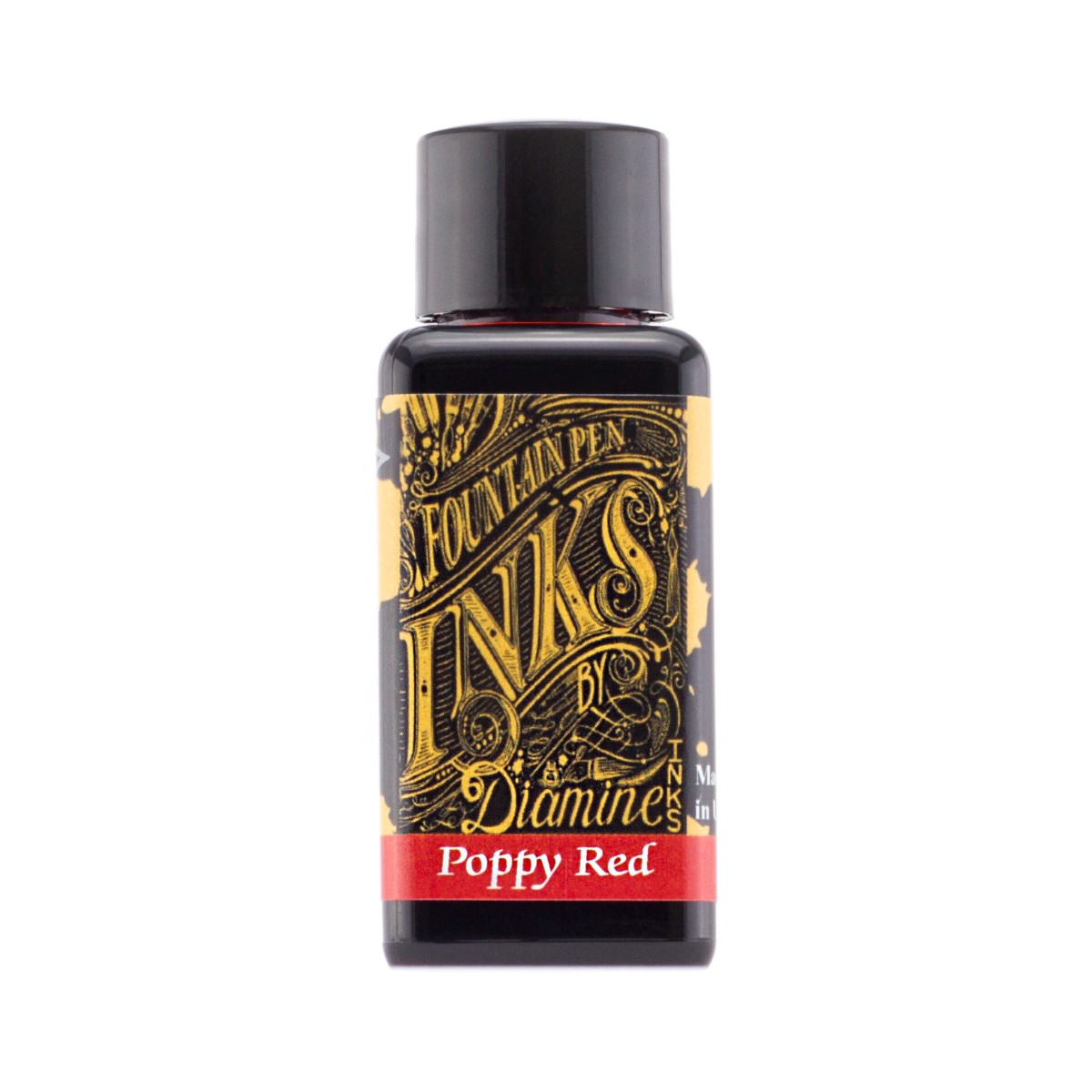 Tinta Diamine Para Caneta Tinteiro - Poppy Red Diamine