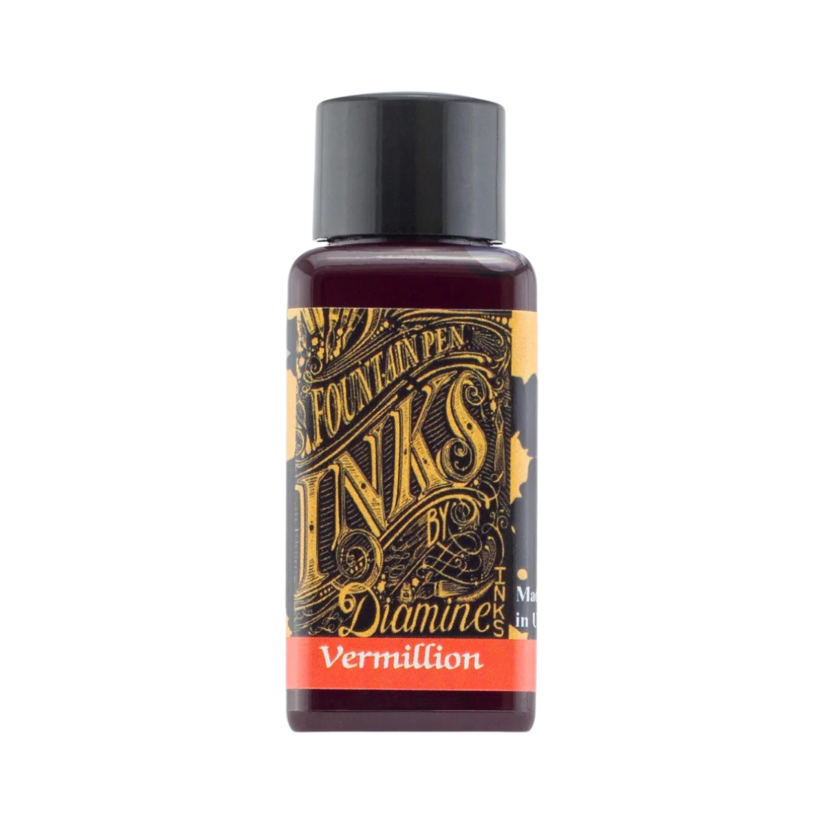 Tinta Diamine Para Caneta Tinteiro - Vermillion Diamine