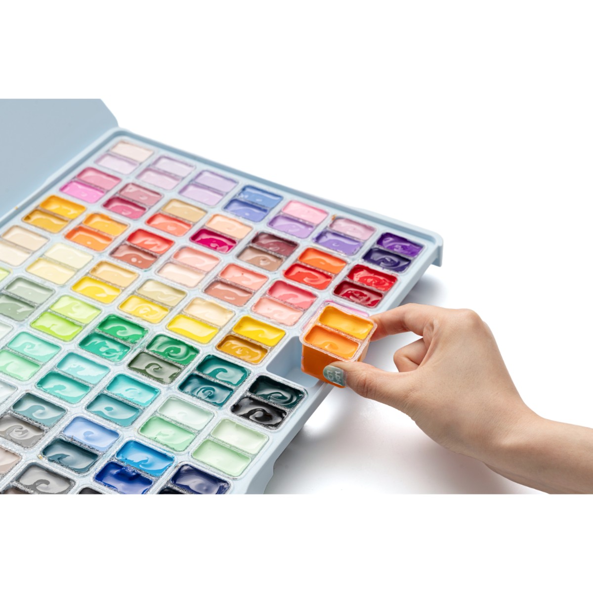 Tinta Guache HIMI 112 Cores 12ml – Estojo Azul Himi