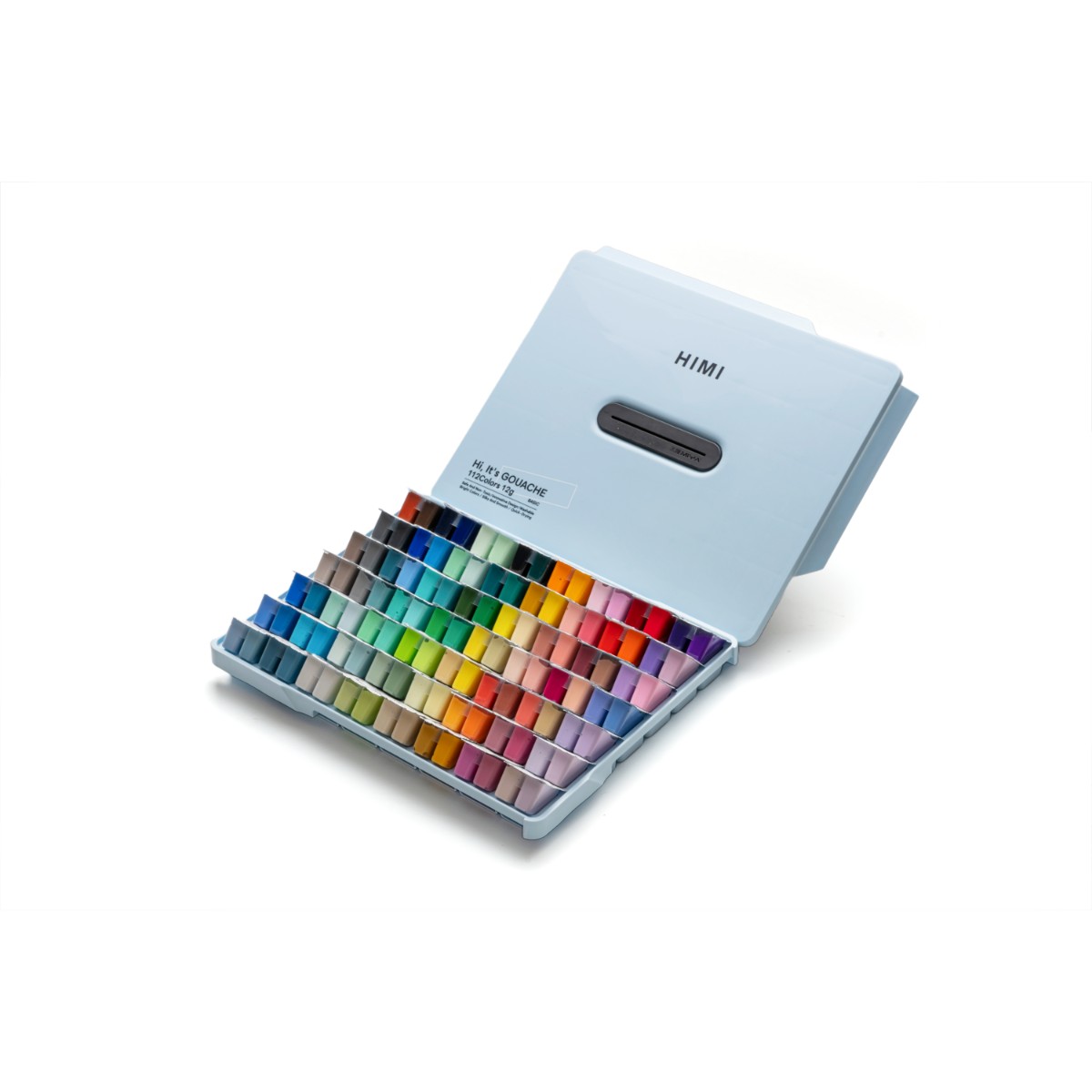 Tinta Guache HIMI 112 Cores 12ml – Estojo Azul Himi