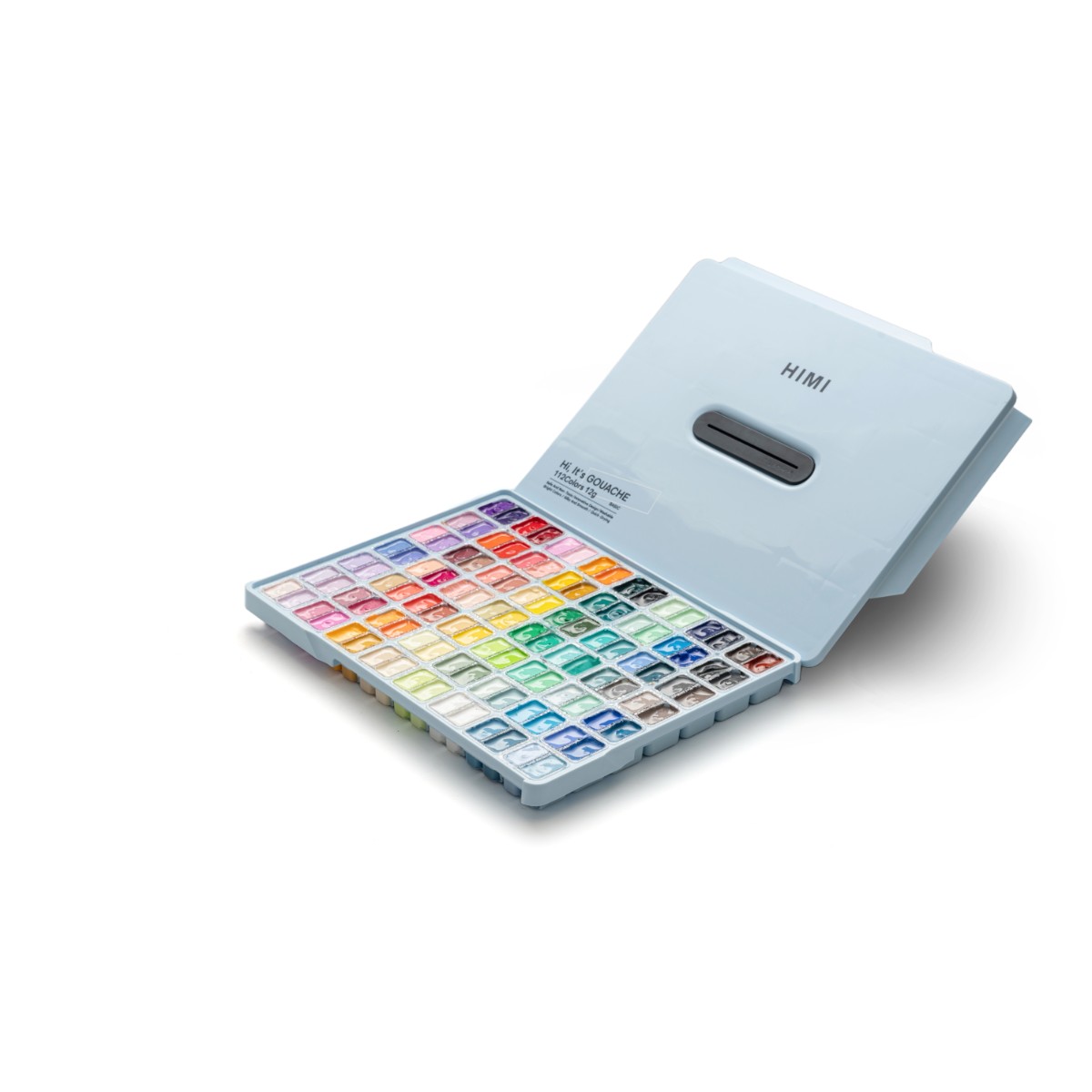 Tinta Guache HIMI 112 Cores 12ml – Estojo Azul Himi