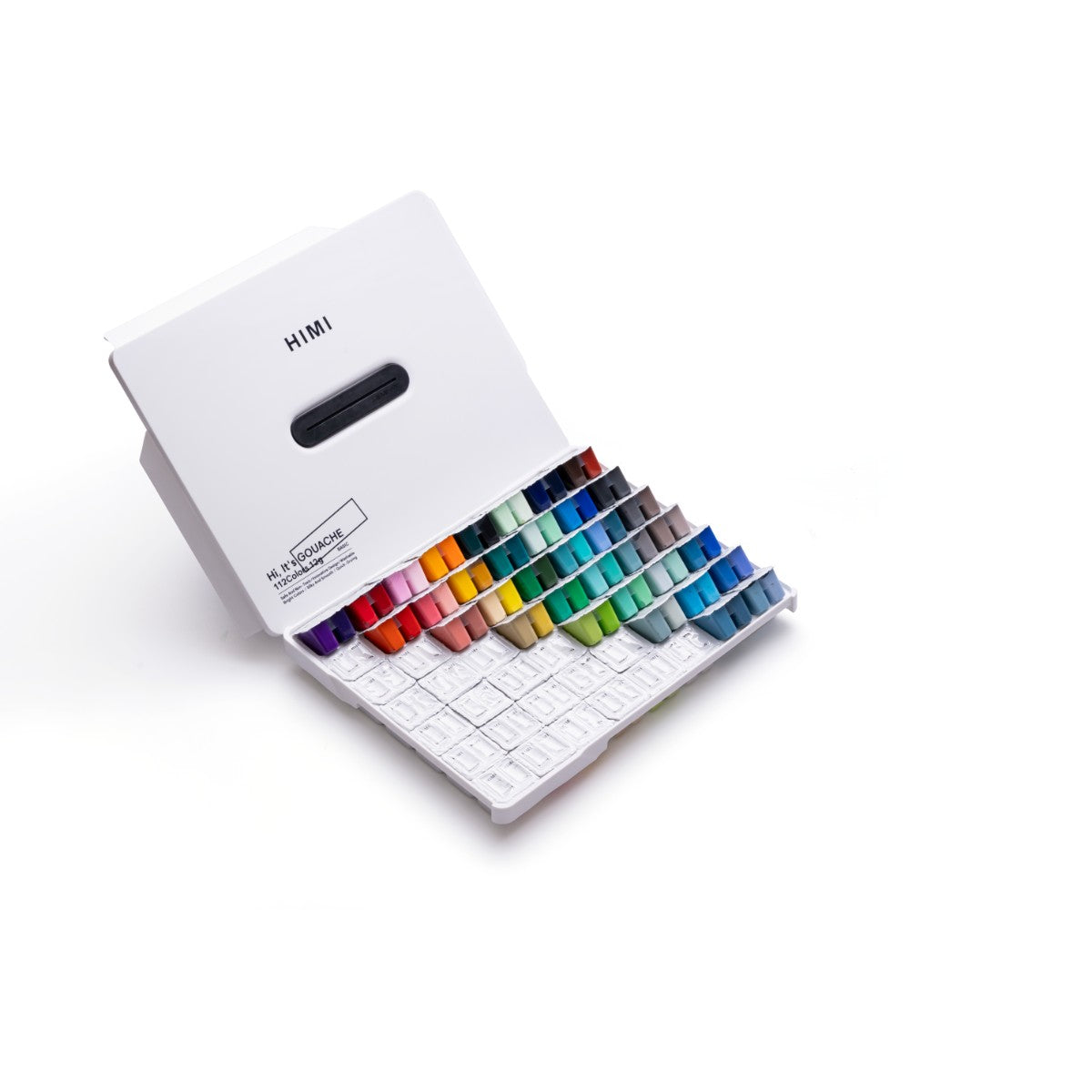 Tinta Guache HIMI 112 Cores 12ml – Estojo Branco Himi
