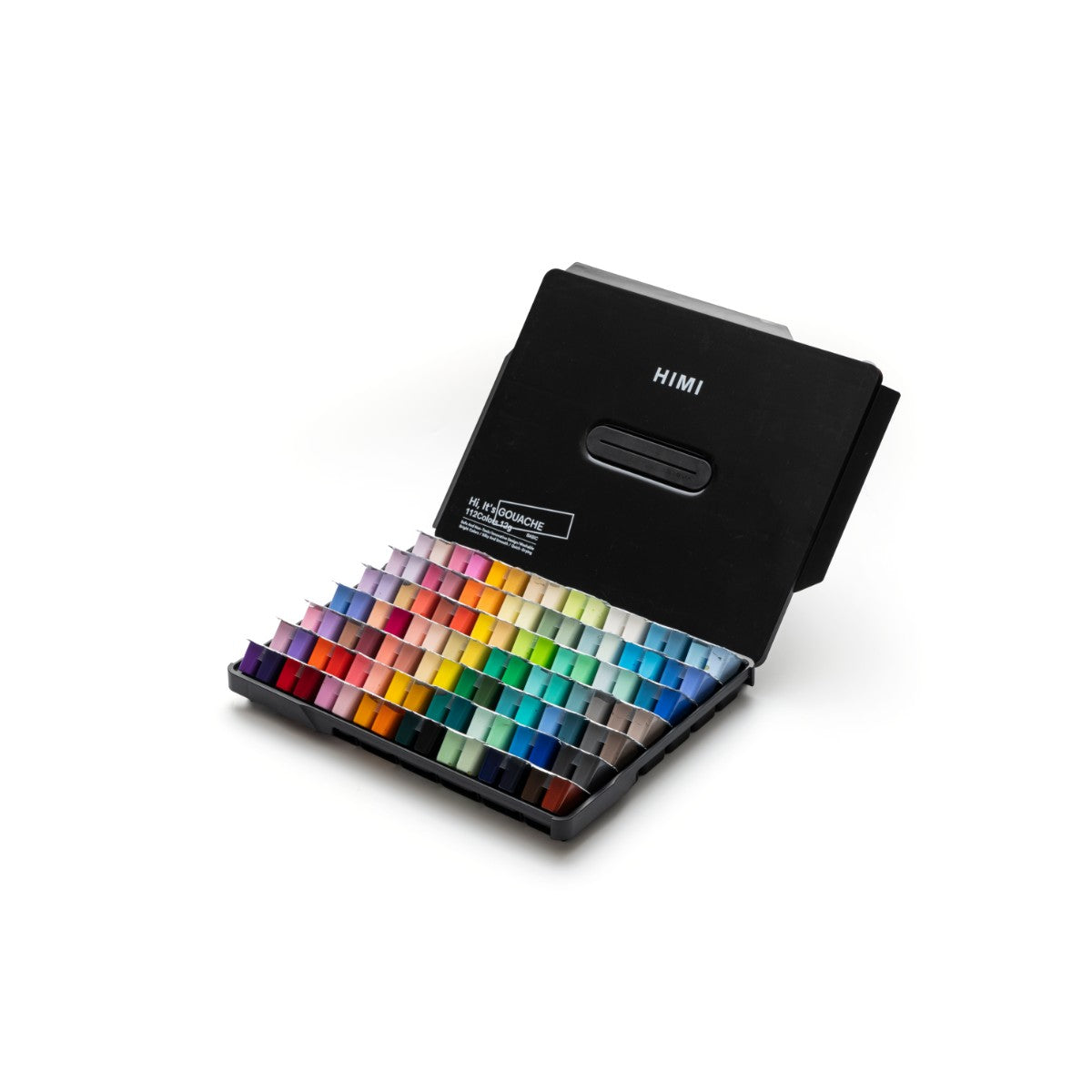 Tinta Guache HIMI 112 Cores 12ml – Estojo Preto Himi