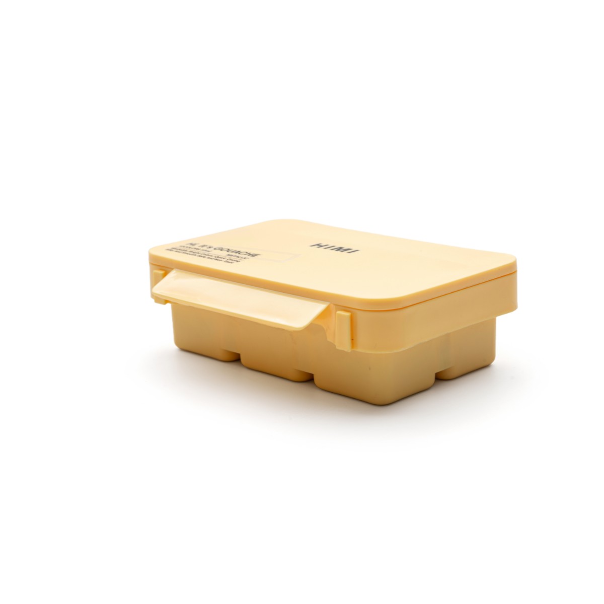 Tinta Guache HIMI 12 Cores Metálicas 12ml – Estojo Amarelo Himi