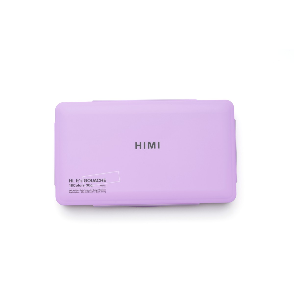 Tinta Guache HIMI 18 Cores 30ml - 3 Pincéis – Estojo Roxo Himi