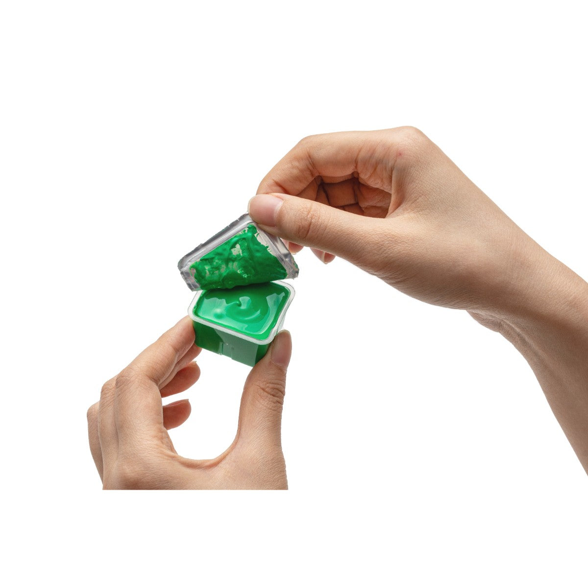 Tinta Guache HIMI 18 Cores 30ml - 3 Pincéis – Estojo Verde Himi