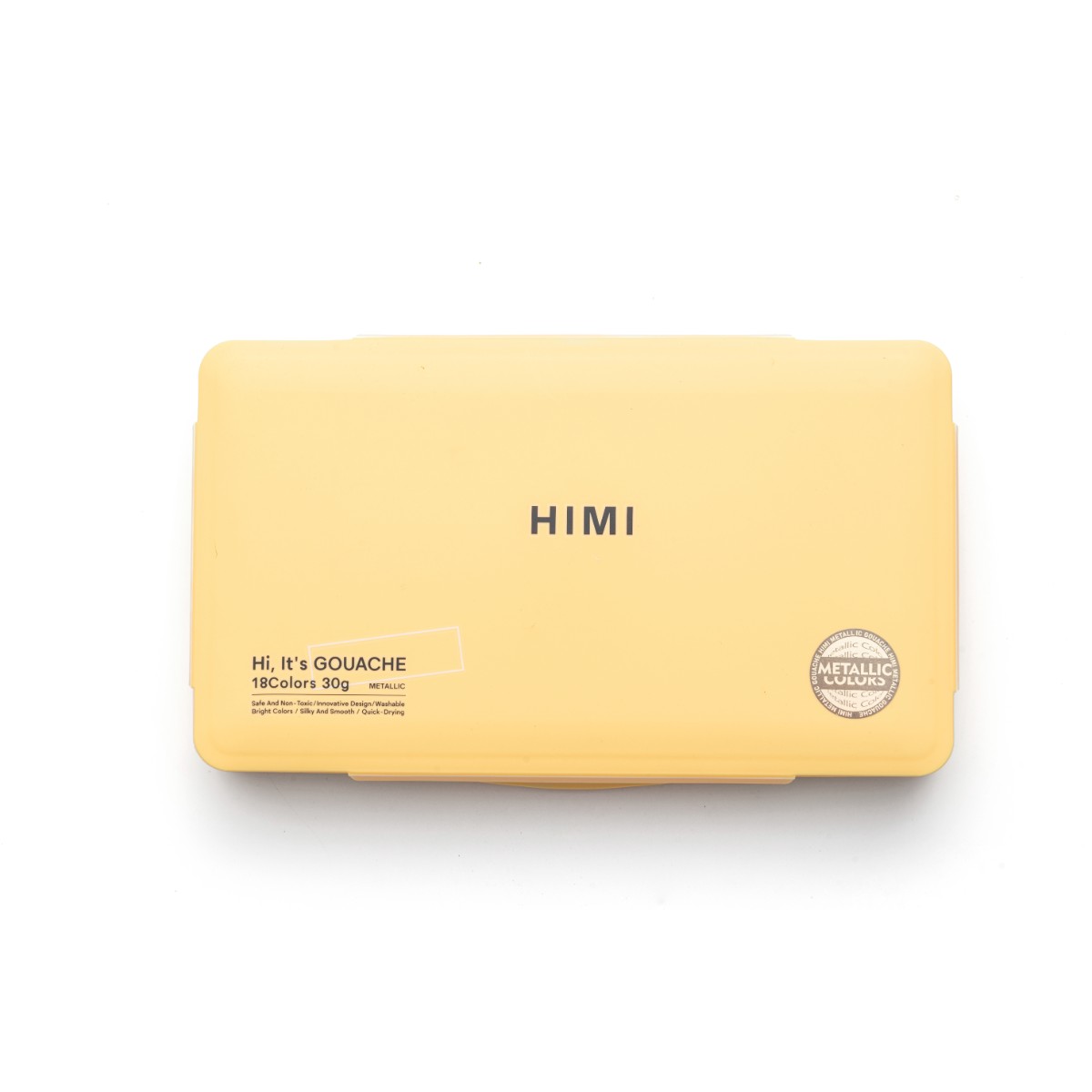 Tinta Guache HIMI 18 Cores 30ml – Estojo Amarelo Himi